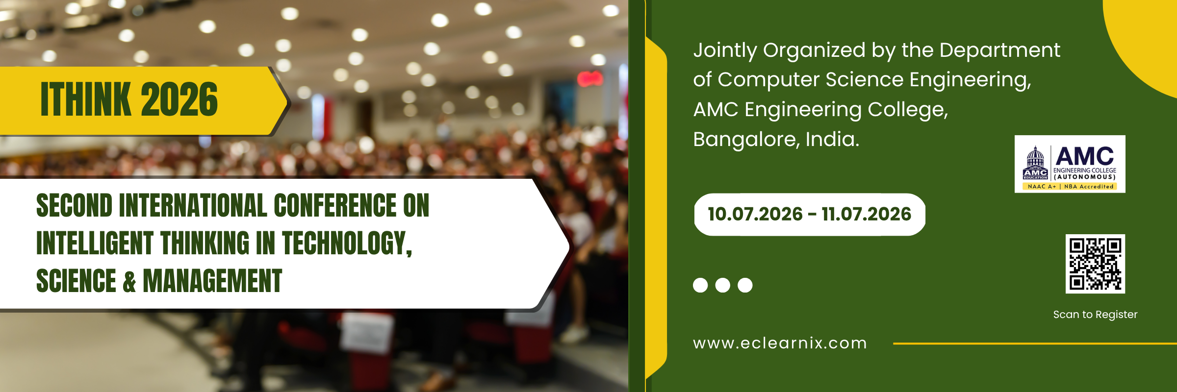 Second International Conference on Intelligent Thinking in Technology, Science & Management - iThink 2026